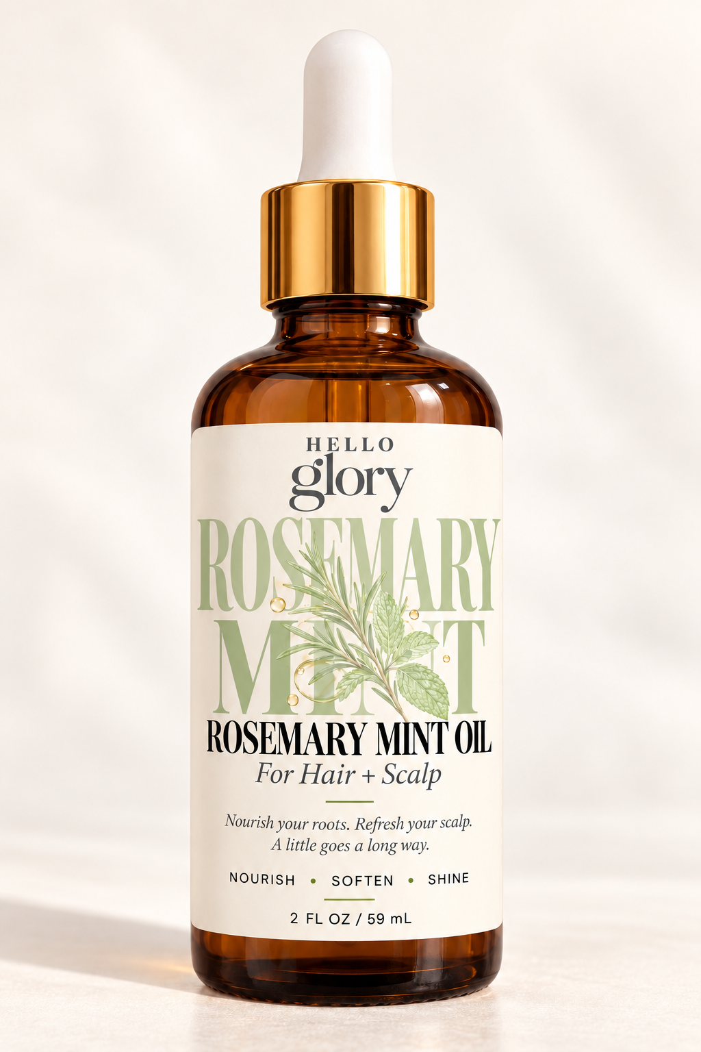 Hello Glory Rosemary Mint Nourishing Hair Oil